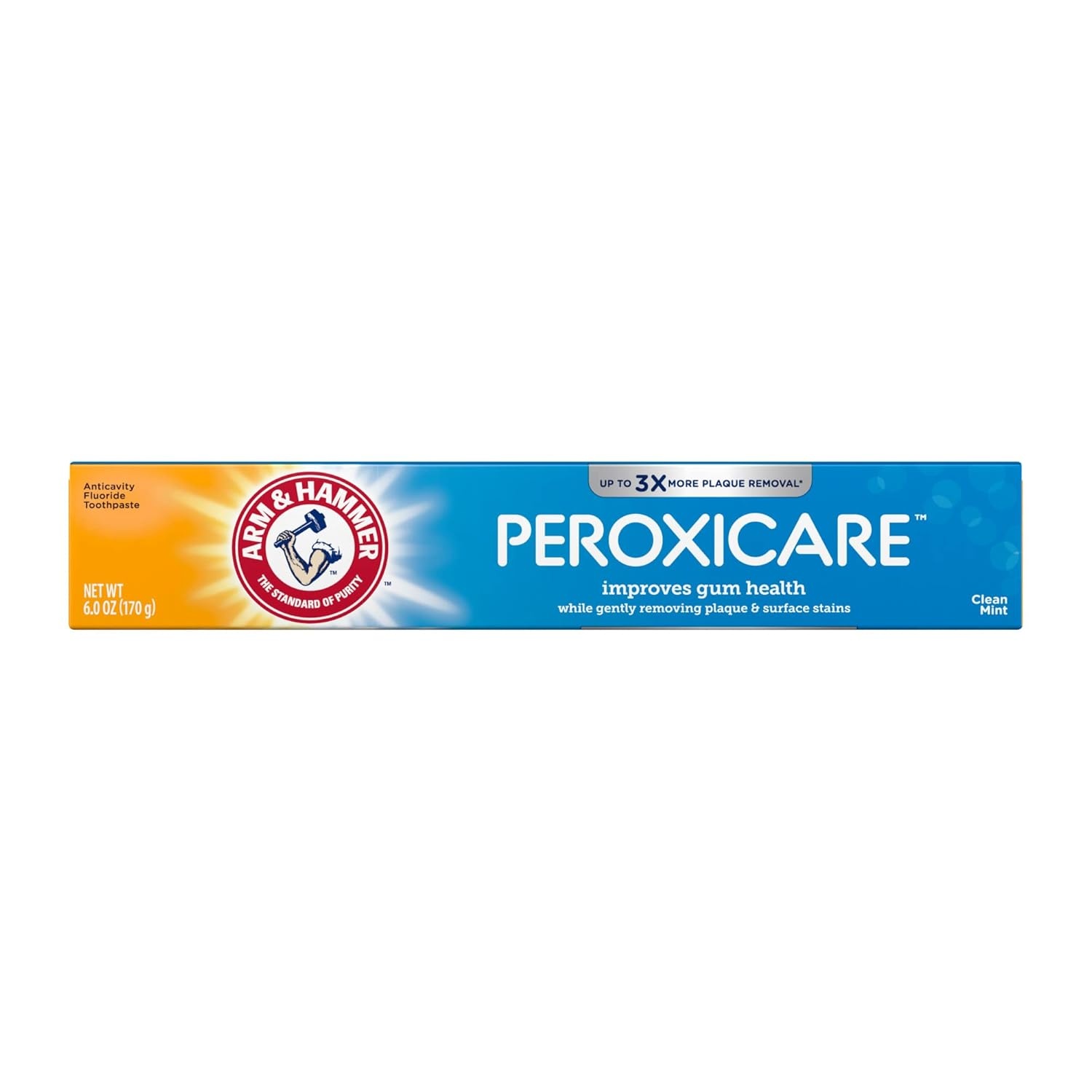 image:imageARM amp Hammer Peroxicare Toothpaste for Gum Health Baking Soda Toothpaste Clean Mint 60 oz Pack of 46 Ounce Pack of 2