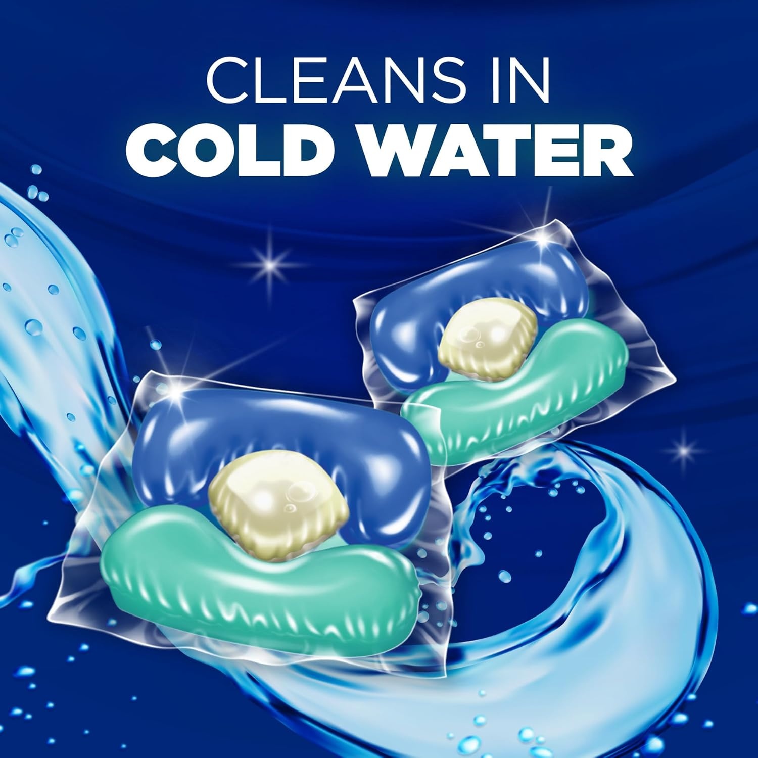 image:imageArm amp Hammer Clean Burst 5in1 Laundry Detergent Power Paks High Efficieny HE 42 CountClean Burst