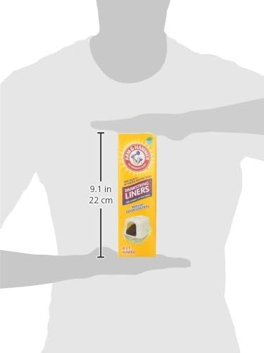 image:imageArm amp Hammer Drawstring Liners For Jumbo Cat Litter Pans Jumbo White Pack of 8