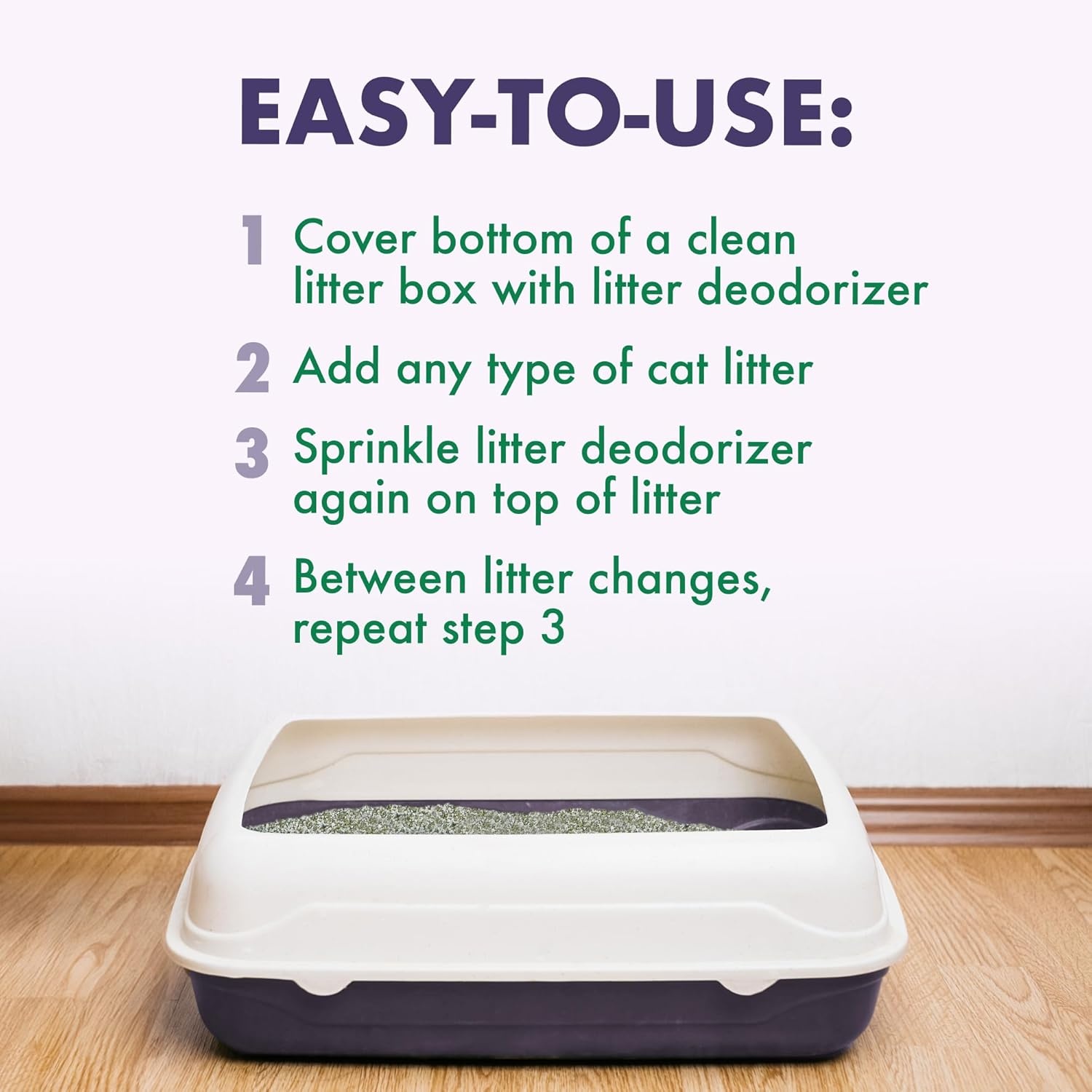 image:imageArm amp Hammer Forever Fresh Cat Litter Deodorizer Wild Lavender Essential Oils Baking Soda Odor Neutralizer 30 oz Pack of 6 Packaging May VaryForever Fresh