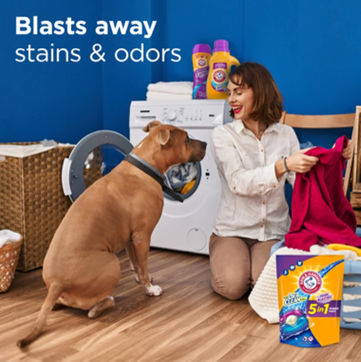 image:imageArm amp Hammer Plus Odor Blasters 5in1 42ct 4x42ct 168 CountFresh Burst