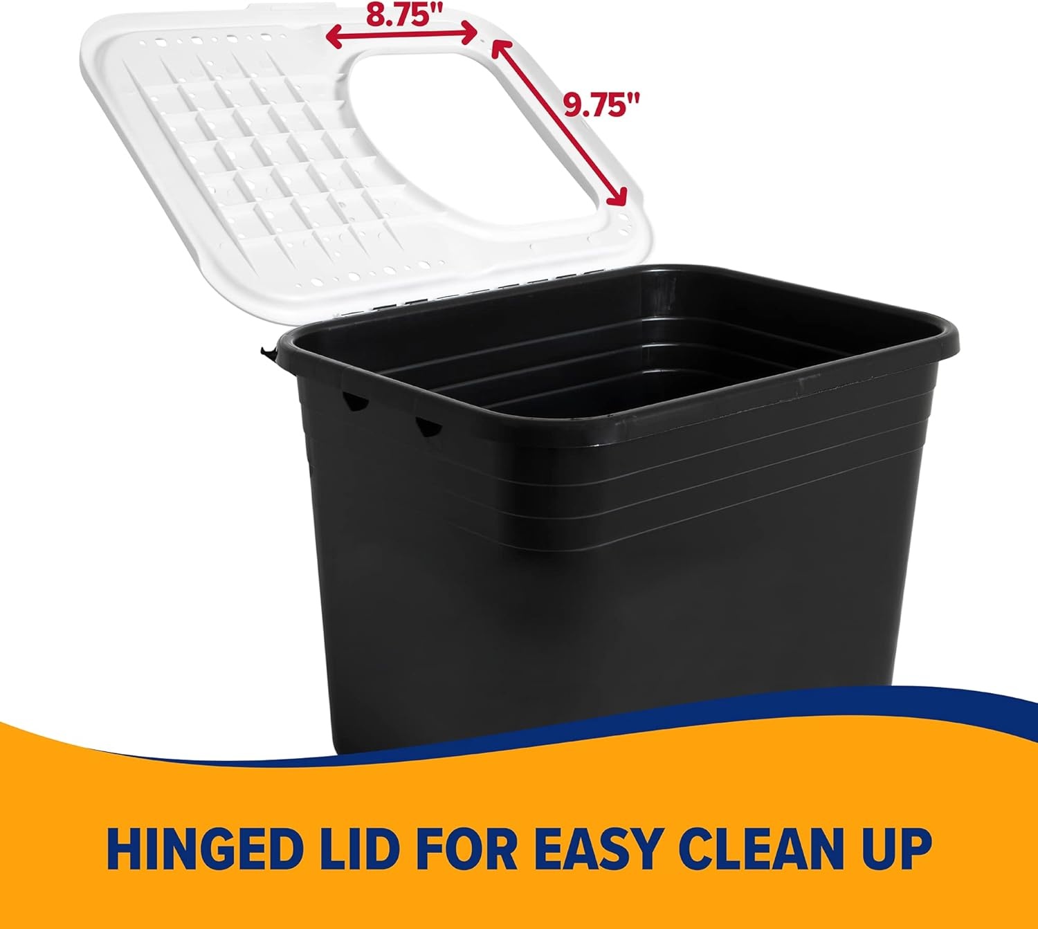 image:imageArm amp Hammer Premium Top Entry Litter Box with Filter to Clean Paws and Microban Made in USA