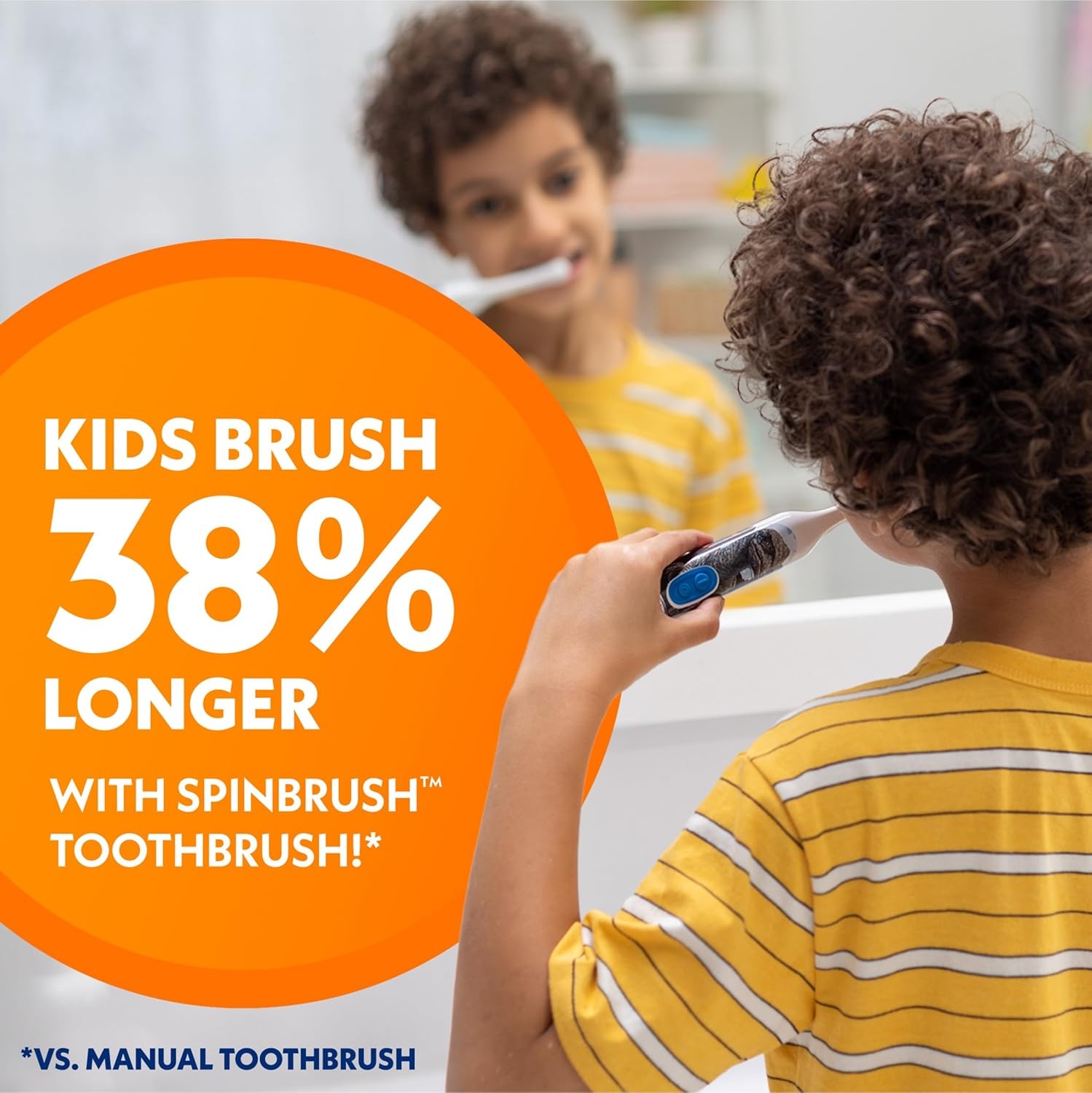 image:imageGabbys Dollhouse Kids Spinbrush Electric Battery Toothbrush Soft BristlesToothbrush