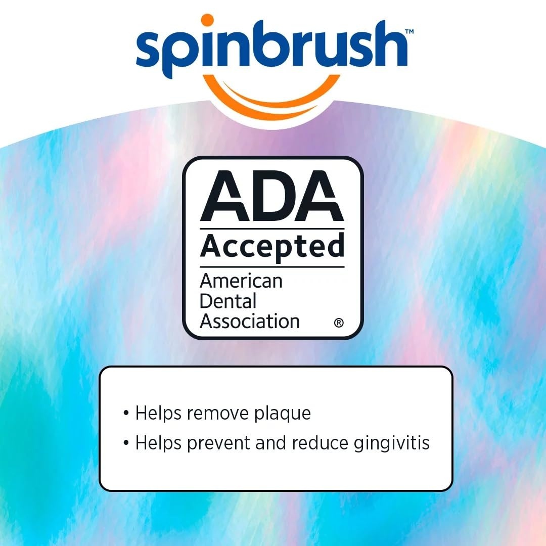 image:imagePrincess Peach Kids Spinbrush Electric Battery Toothbrush Soft BristlesMulti