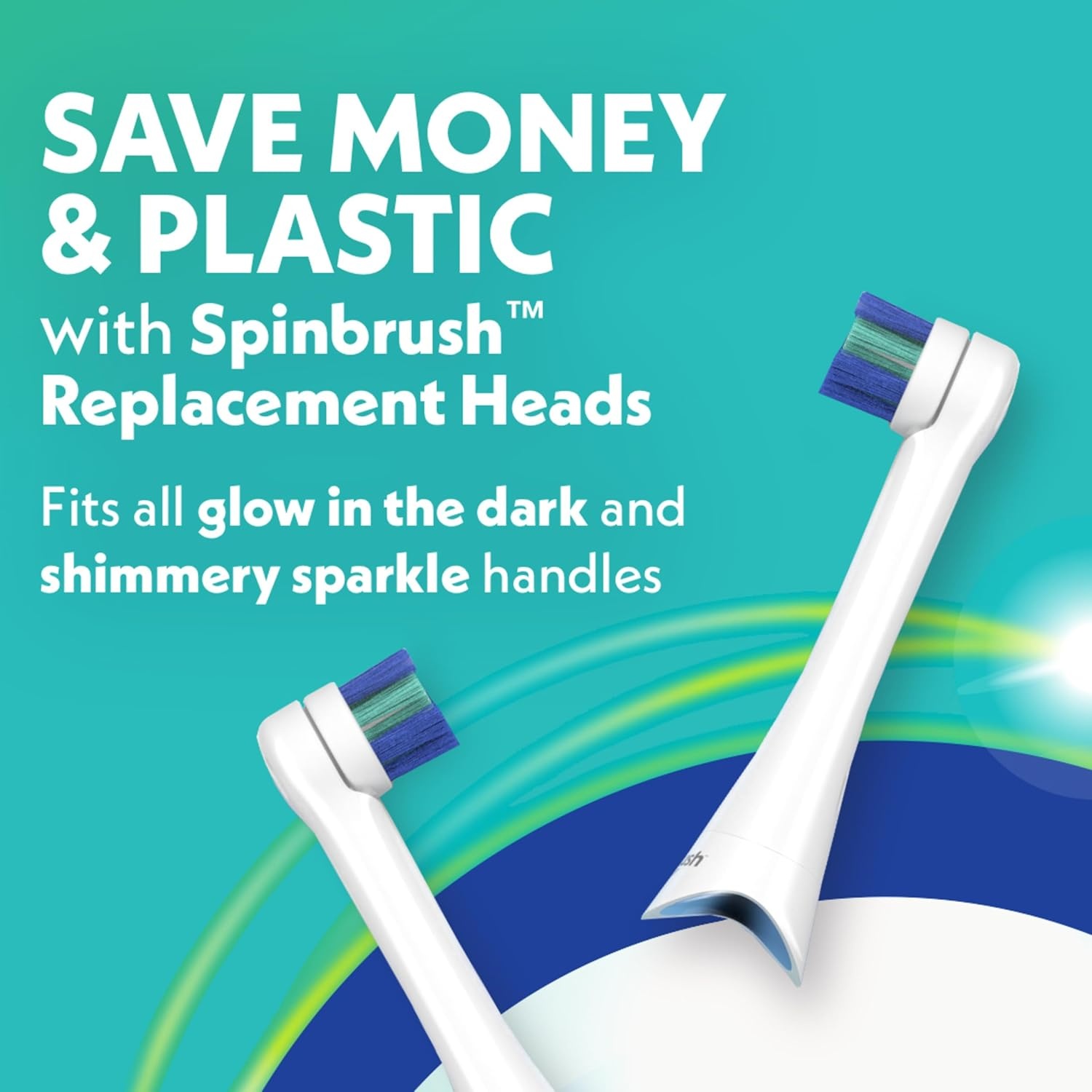 image:imageSpinbrush Kids Electric Toothbrush Shimmery Sparkle BatteryPoweredGlow in the Dark