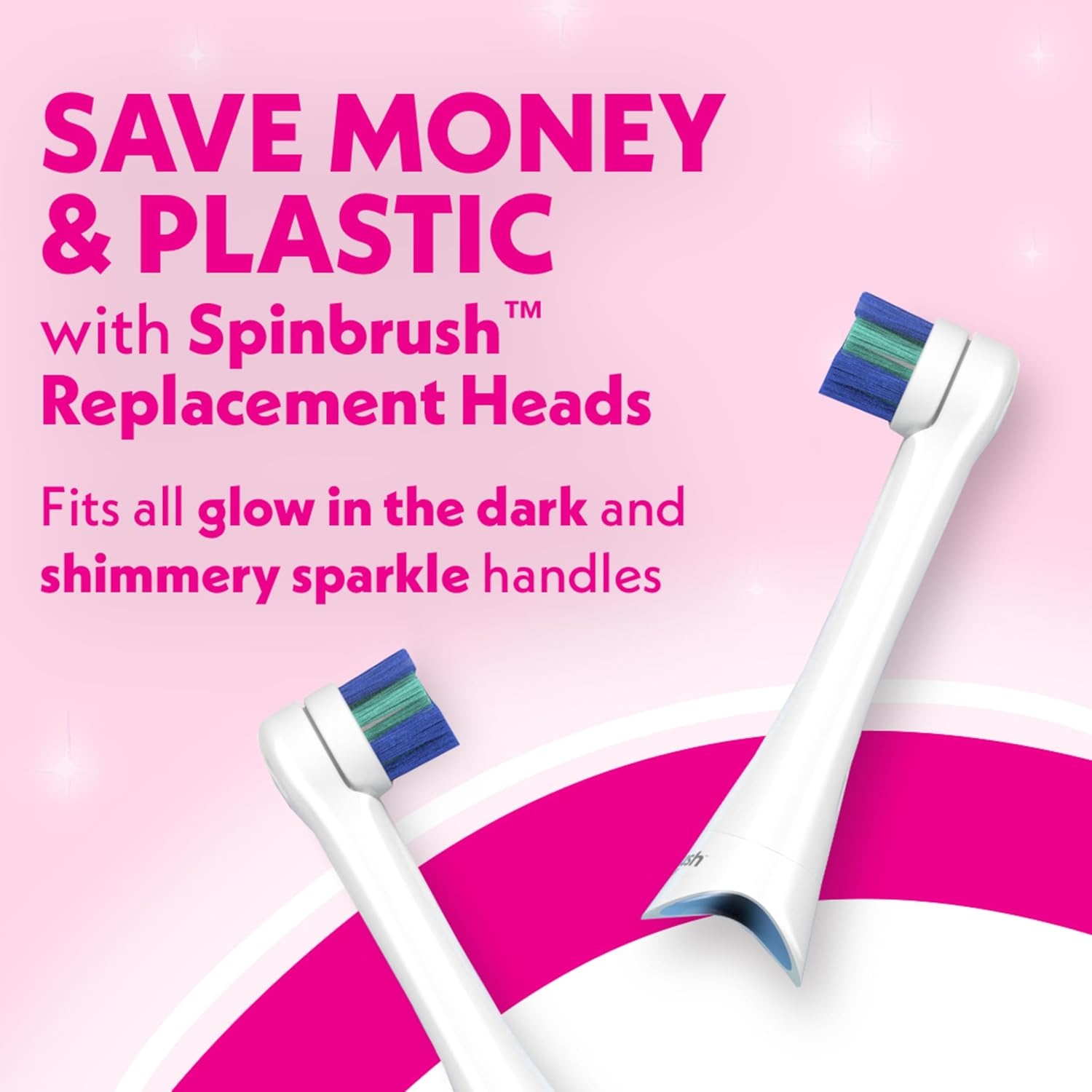 image:imageSpinbrush Kids Electric Toothbrush Shimmery Sparkle BatteryPoweredShimmery Sparkle