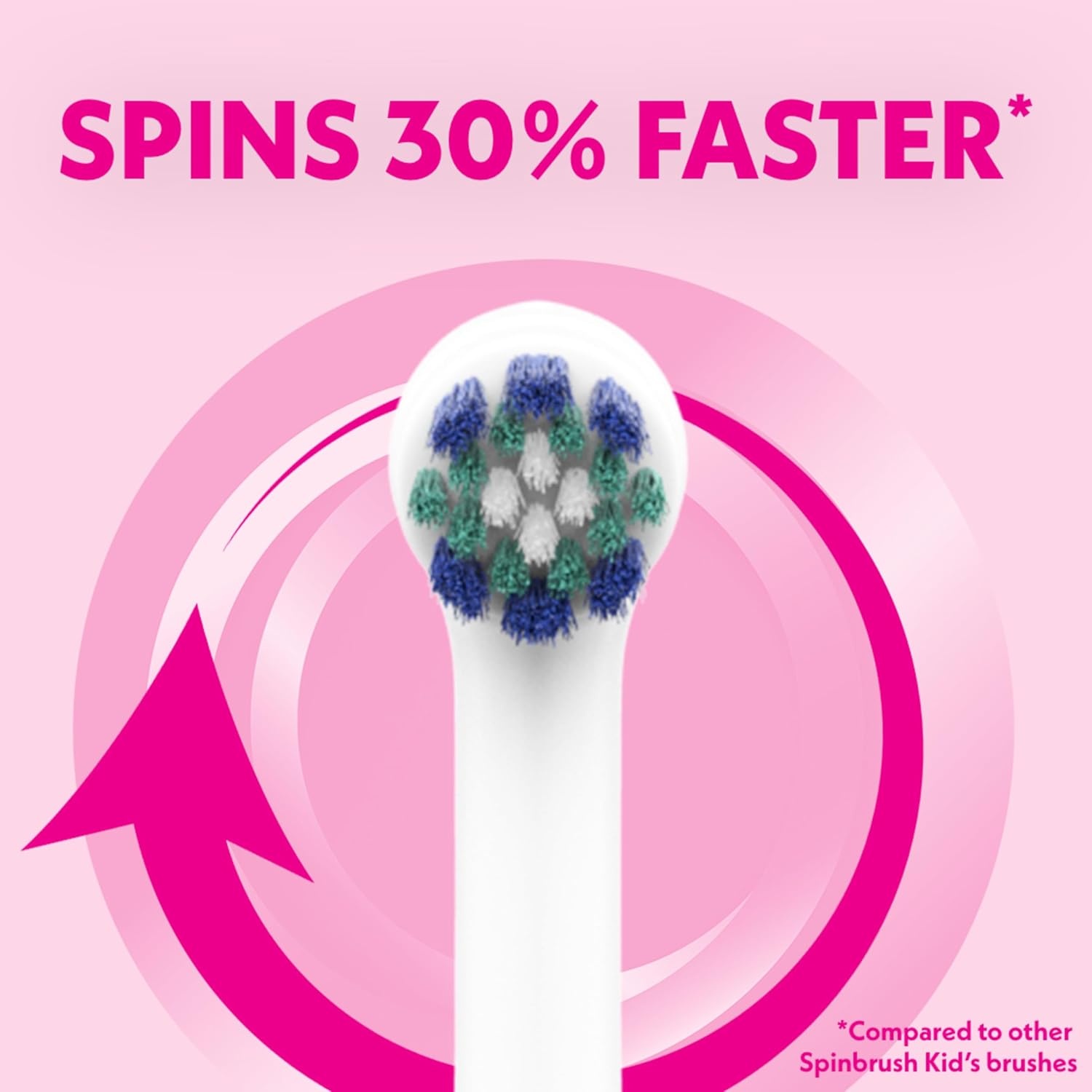 image:imageSpinbrush Kids Electric Toothbrush Shimmery Sparkle BatteryPoweredShimmery Sparkle