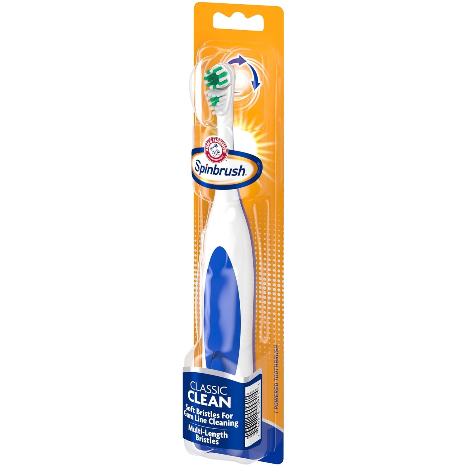 image:imageSpinbrush Pro Deep Clean Battery Toothbrush for Adults Soft Bristles Batteries Included1 Count Pack of 1