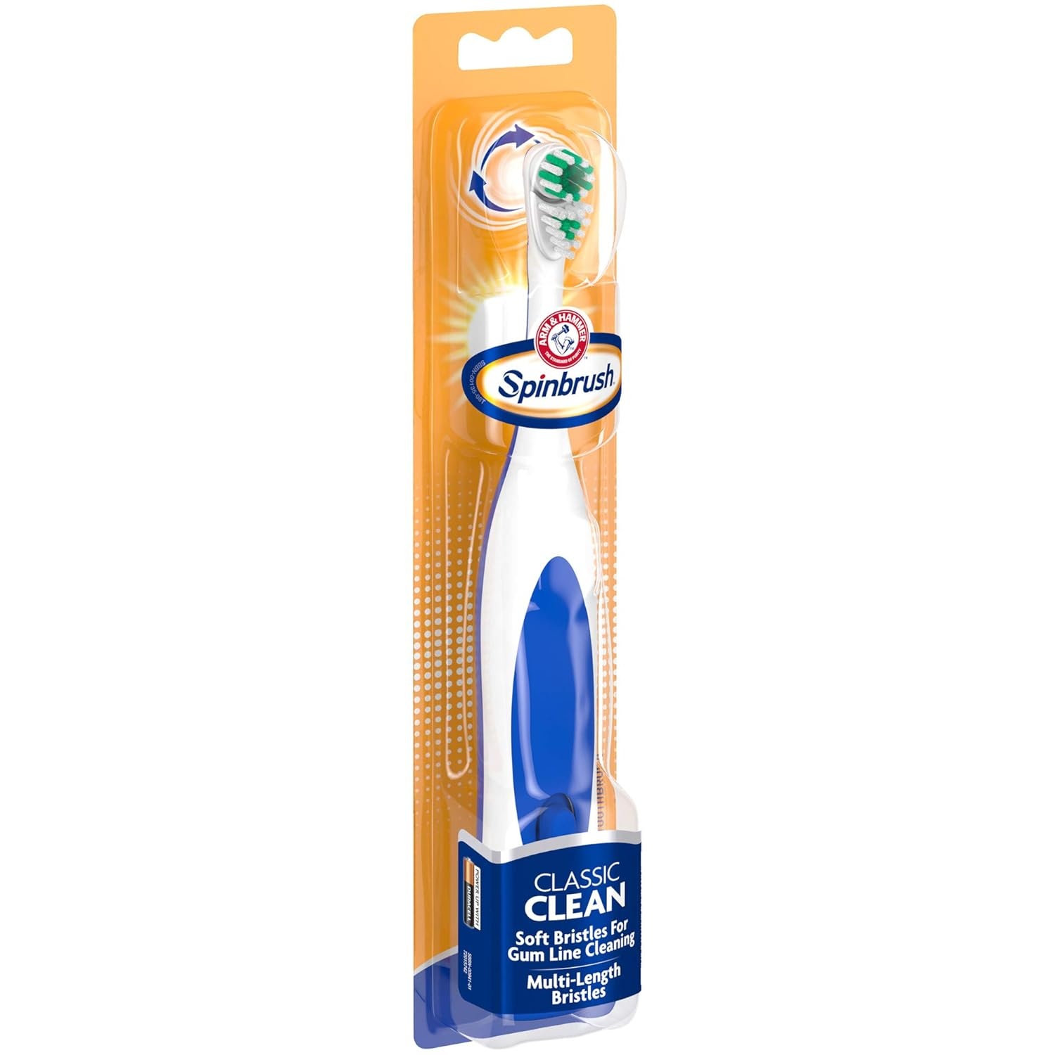 image:imageSpinbrush Pro Deep Clean Battery Toothbrush for Adults Soft Bristles Batteries Included1 Count Pack of 1
