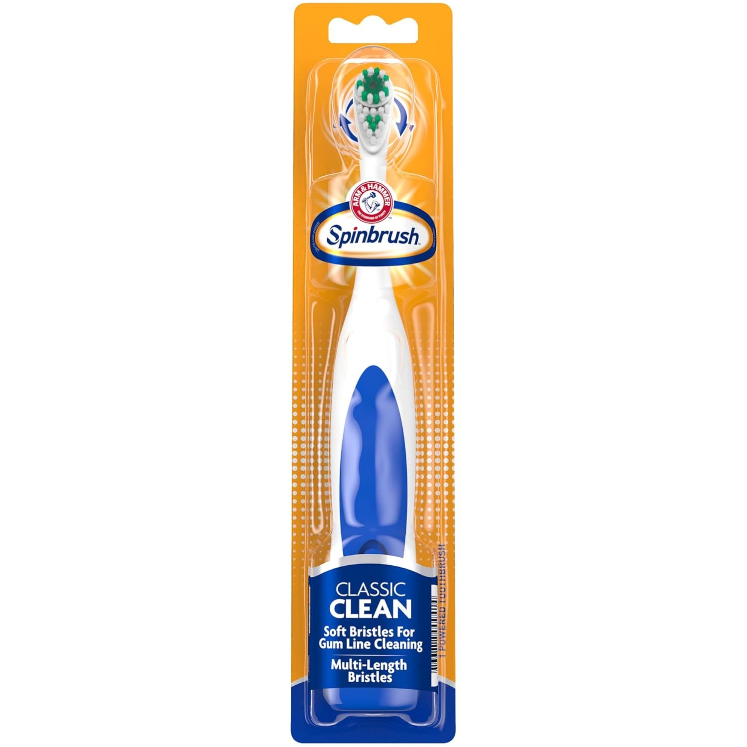 image:imageSpinbrush Pro Deep Clean Battery Toothbrush for Adults Soft Bristles Batteries Included1 Count Pack of 1