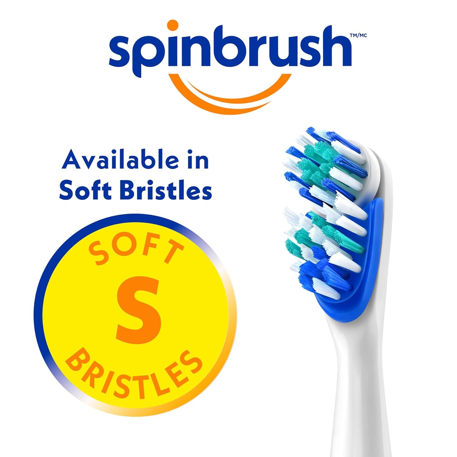 image:imageSpinbrush Pro Deep Clean Battery Toothbrush for Adults Soft Bristles Batteries Included1 Count Pack of 2