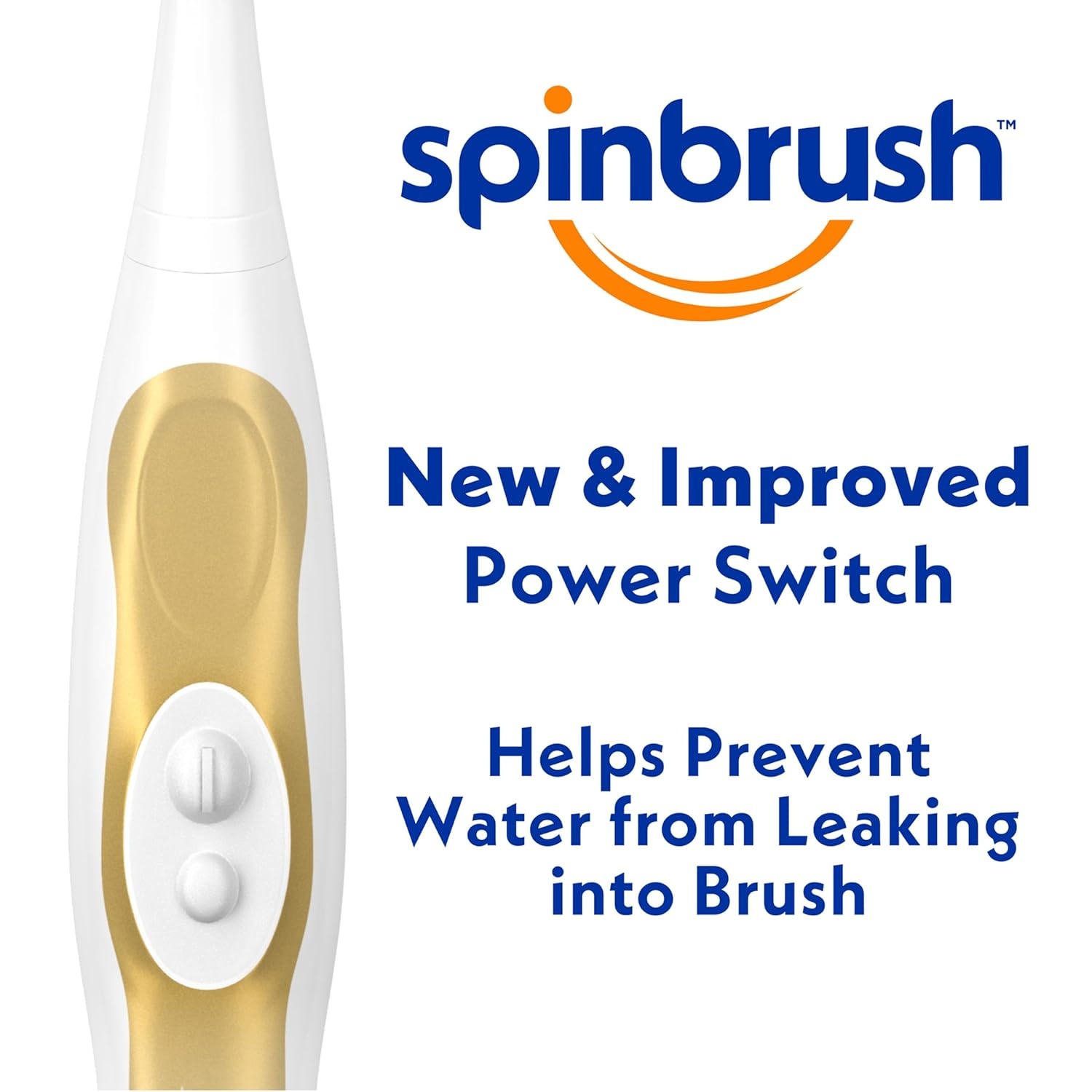 image:imageSpinbrush Pro Deep Clean Battery Toothbrush for Adults Soft Bristles Batteries Included1 Count Pack of 2