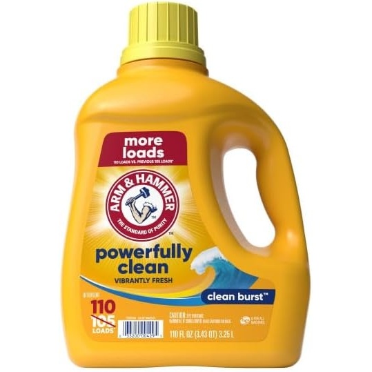 image:imageARM amp HAMMER Clean Burst 110 Loads Liquid Laundry Detergent 110 fl oz