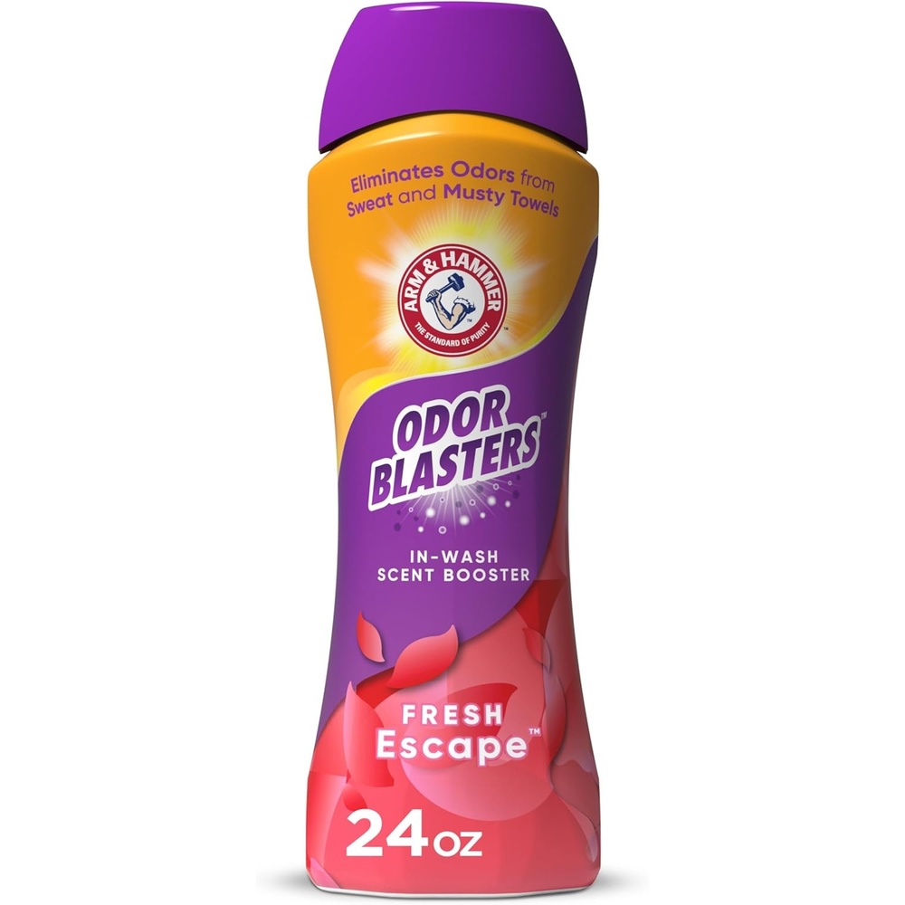 image:imageARM amp HAMMER Odor Blasters InWash Scent Booster Laundry Scent Booster Fresh Escape scent 24 Oz24 Ounce Pack of 1