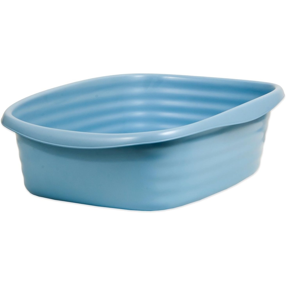 image:imageArm amp Hammer Simply Recycled Wave Open Cat Litter Pan Jumbo Cat Litter Box Made in the USA Black