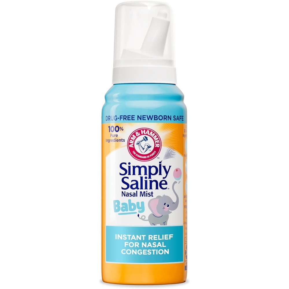 image:imageSimply Saline Sterile Saline Nasal Mist Baby 15 Oz 44 ml