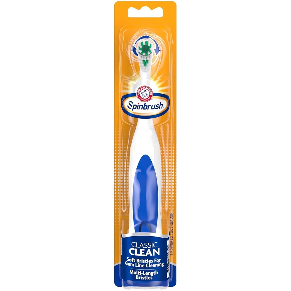 image:imageSpinbrush Pro Deep Clean Battery Toothbrush for Adults Soft Bristles Batteries Included1 Count Pack of 1
