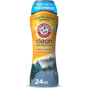 ARM & HAMMER Clean Scentsations In-Wash Scent Booster, Cool Woods scent, 24 Oz