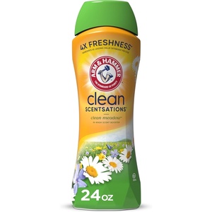 ARM & HAMMER Clean Scentsations In-Wash Scent Booster, Laundry Scent Booster Clean Meadow scent, 24 Oz(24 Ounce (Pack of 1))