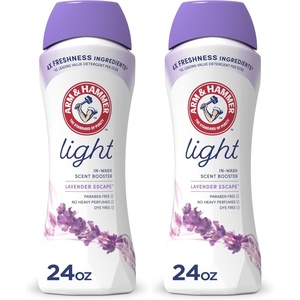 ARM & HAMMER Light In-Wash Scent Booster, Laundry Scent Booster Lavender Escape scent, 24 Oz(24 Ounce (Pack of 2))