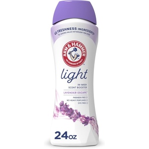 ARM & HAMMER Light In-Wash Scent Booster, Laundry Scent Booster Lavender Escape scent, 24 Oz(24 Ounce (Pack of 6))