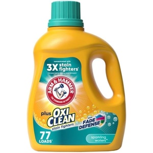 ARM & HAMMER Plus OxiClean Fade Defense, 77 Loads Liquid Laundry Detergent, 100.5 Floz