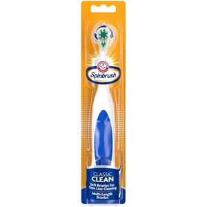Spinbrush Pro+ Deep Clean, Battery Toothbrush for Adults, Soft Bristles, Batteries Included(1 Count (Pack of 1))