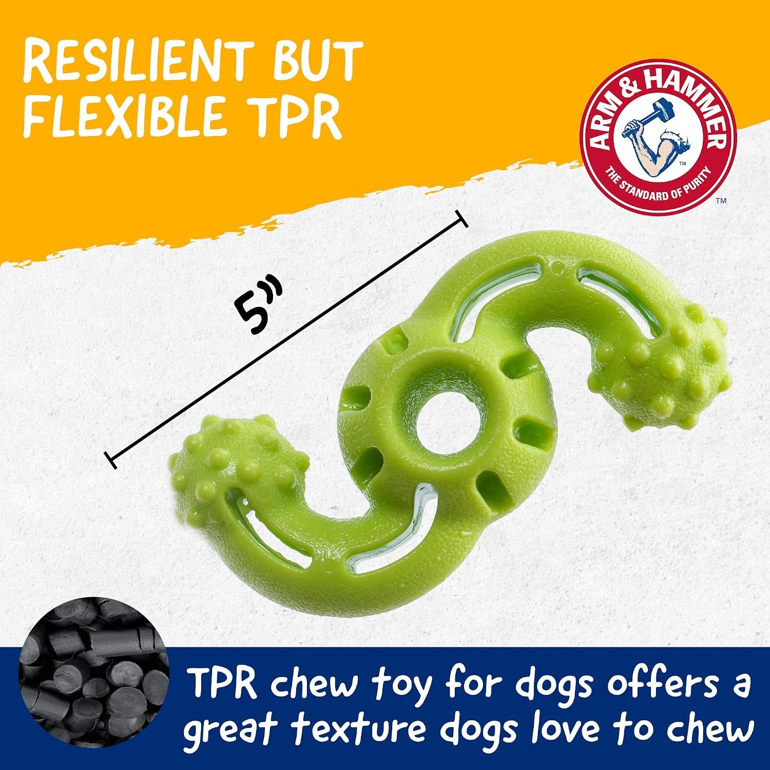 image:imageArm amp Hammer Nubbies TBone Dental Chew Toy Peanut Butter Flavor Textured Toy Helps Clean Teeth Supports Oral Care for Dogs Up to 35 Lbs 24 Pack NonEdible Supervised Daily Chewing at HomeGreen Wave