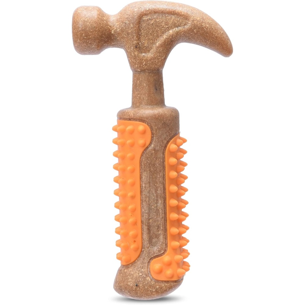 image:imageArm amp Hammer for Pets Chew Tools Collection Wood Blend Pliers Chew Toy for Dogs Compressed Wood with Baking Soda Safer amp Durable Alternative to Chewing Sticks 7 InchHammer