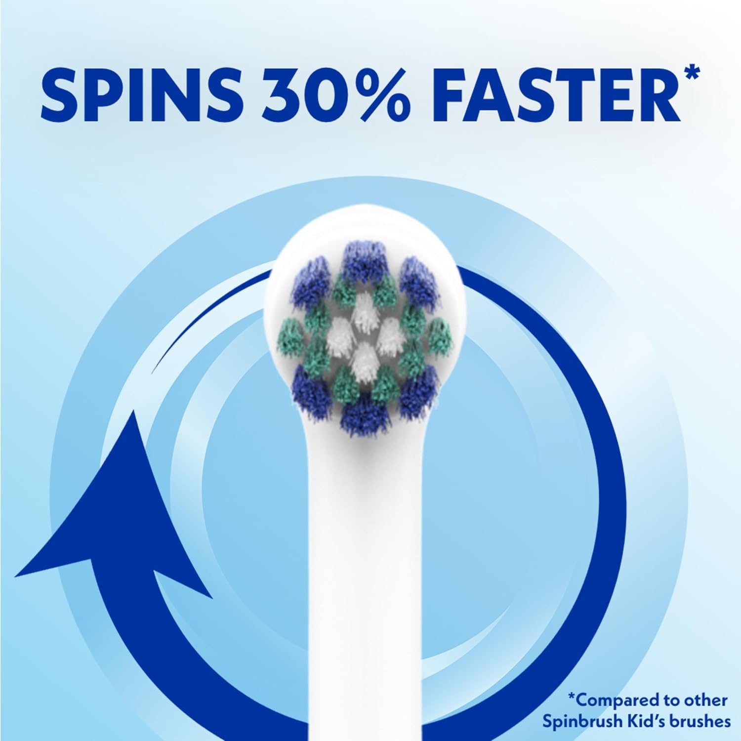 image:imageSpinbrush Kids Replacement Heads Soft Bristles 2Pack