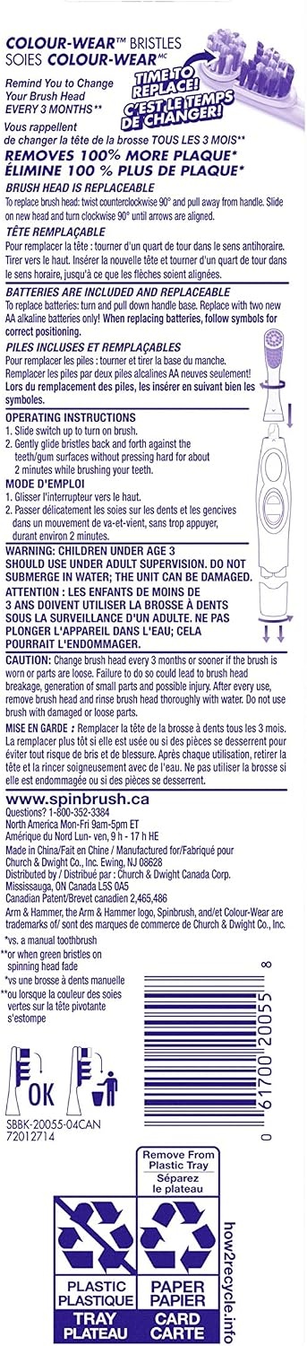 image:imageSpinbrush PRO Gum Health Powered Toothbrush 1 count1 Count Pack of 1