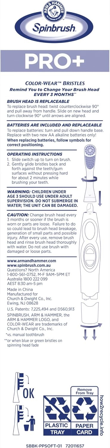image:imageSpinbrush PRO Gum Health Powered Toothbrush 1 count1 Count Pack of 1